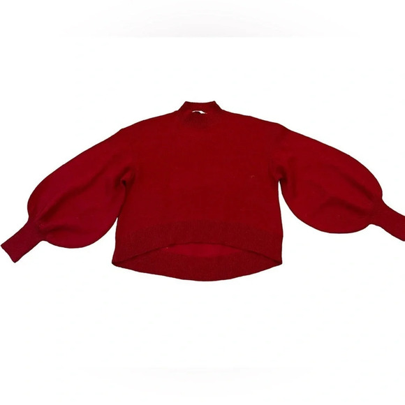 Keepsake 
Red sweater 
Size md
Pit to pit 23”
Length 21” - Picture 4 of 5